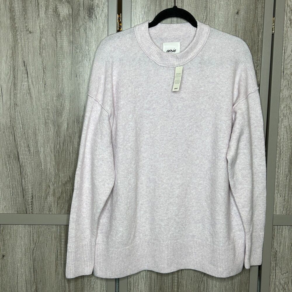 Aerie Oversized Relaxed Sweater Size S Purple Lilac Color NWT
